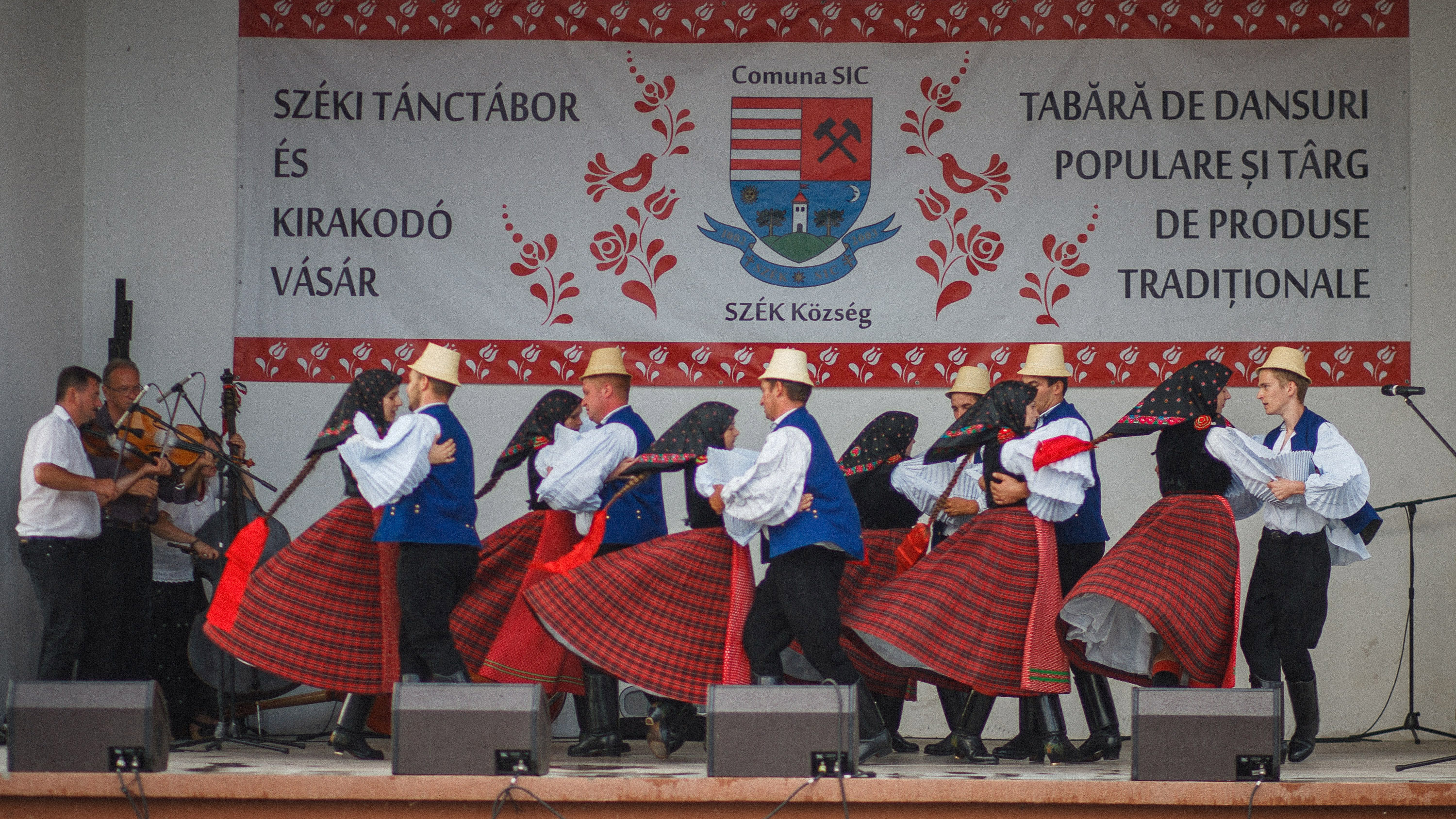 Szék Festival Dancers on a Stage