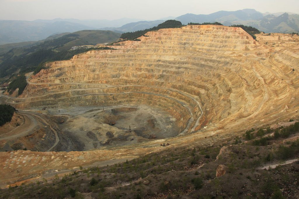 Copper mine in Verespatak