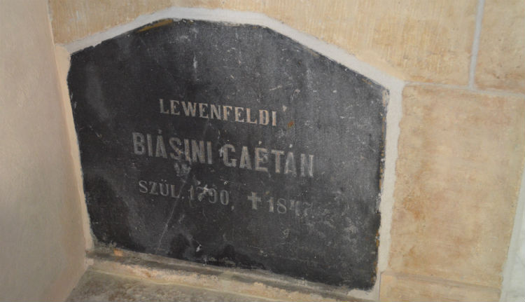 Gaetano Biasini grave