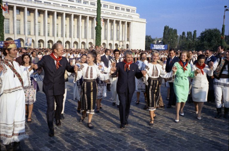 Ford and Nicolae Ceaușescu