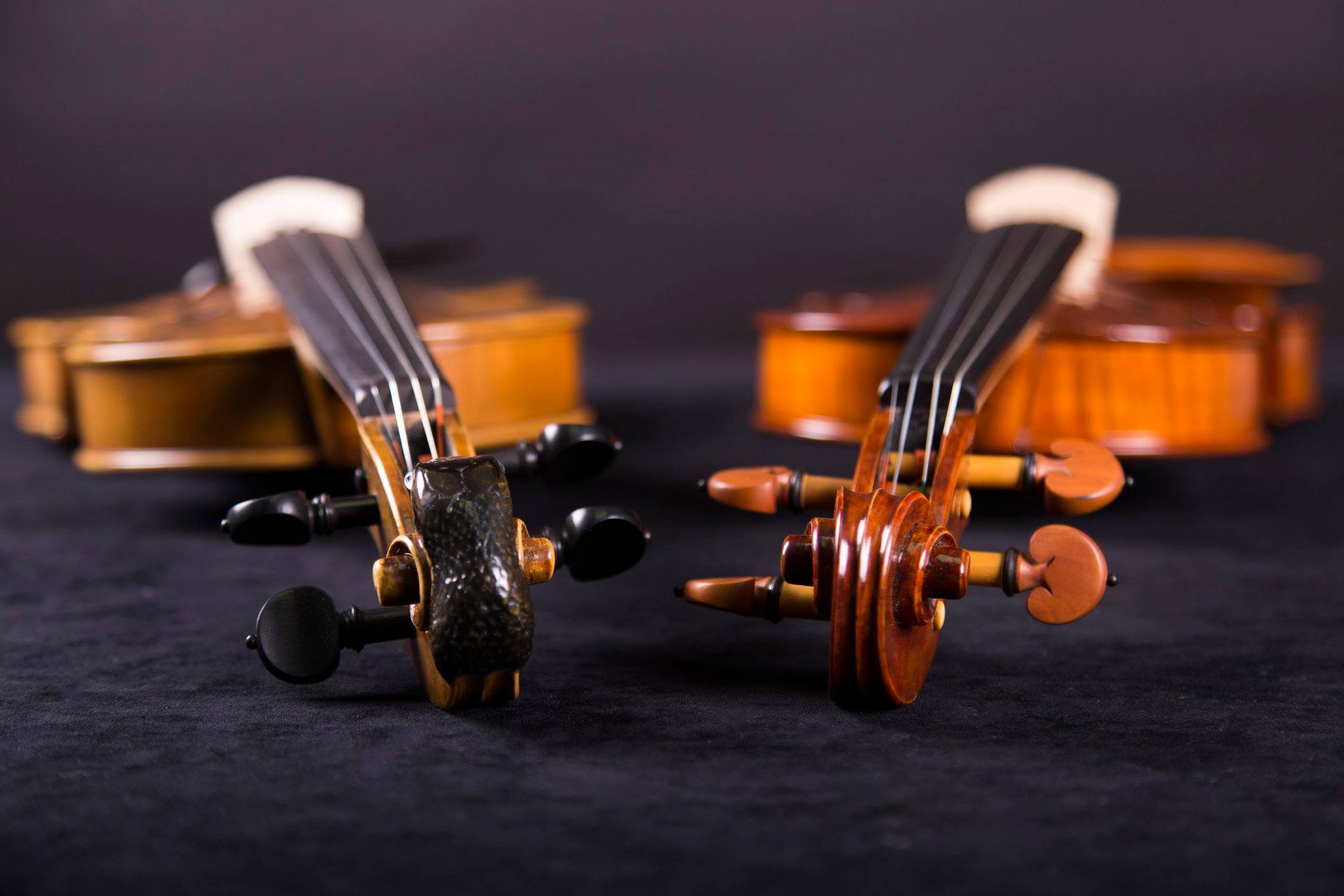 Violins crafted by András