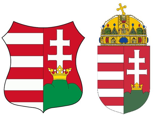 The coat of arms of Hungary