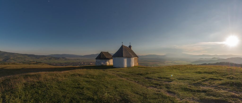 Sister chapels in the Csobot mountain