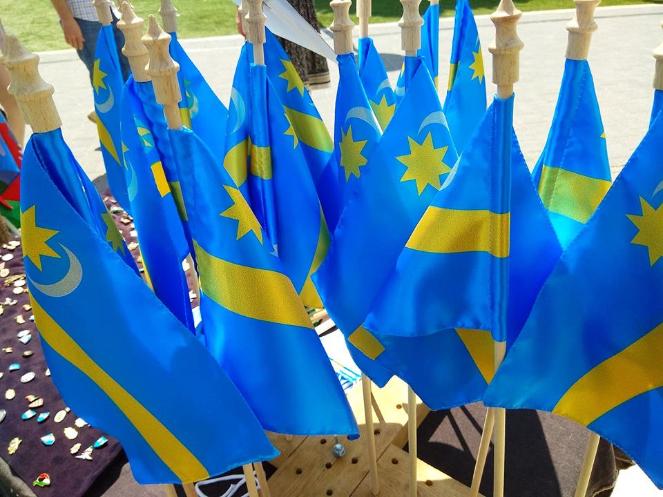 Székely flags at the festival