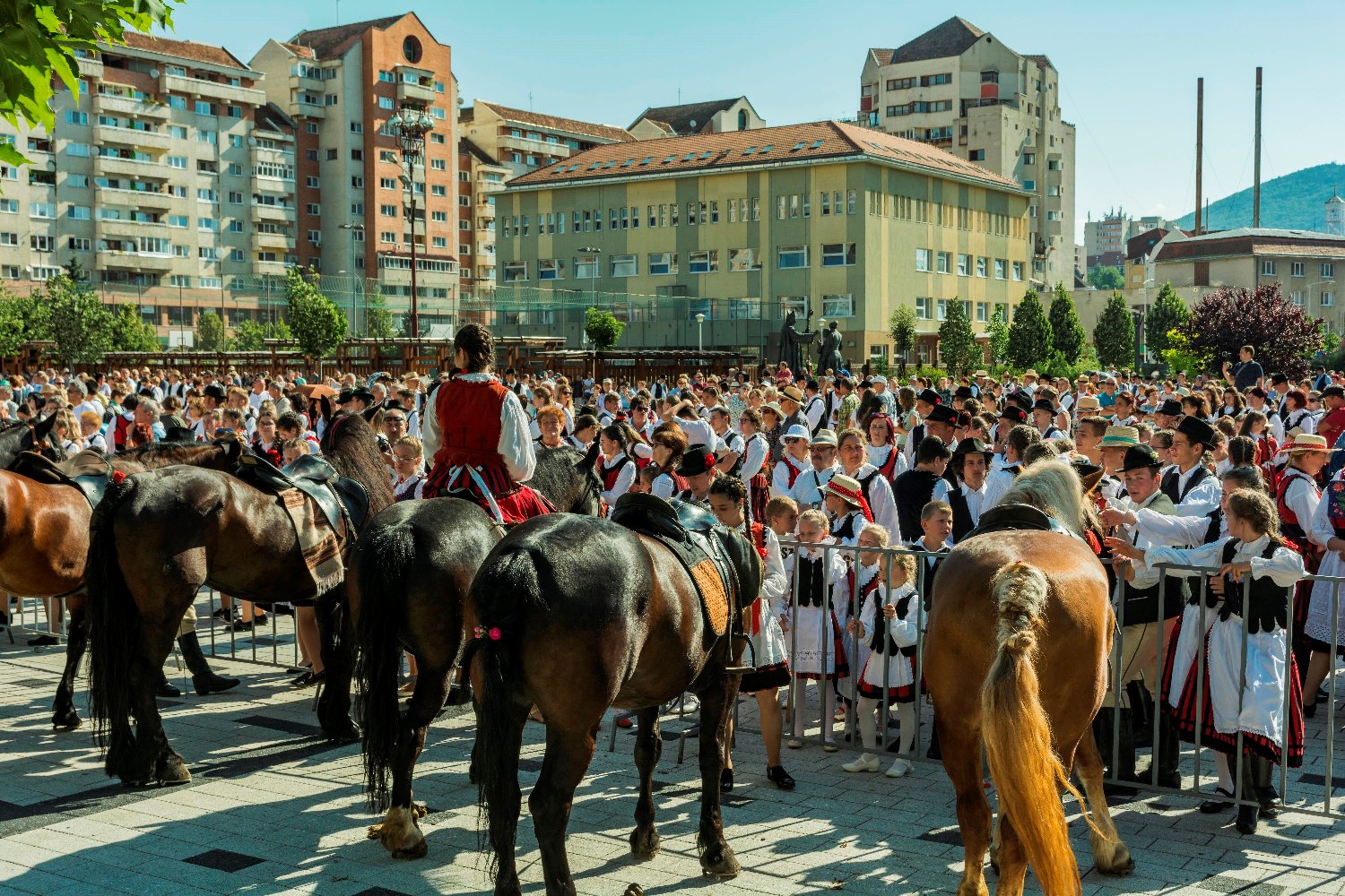 Main square of Csíkszereda