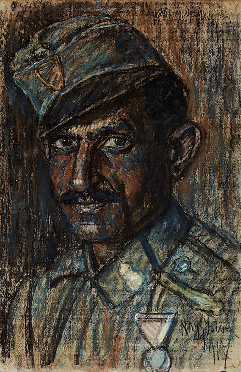 Gypsy soldier with medals