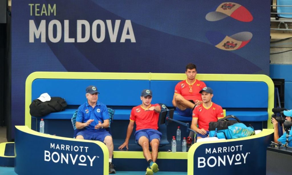 The tennis team of Moldova